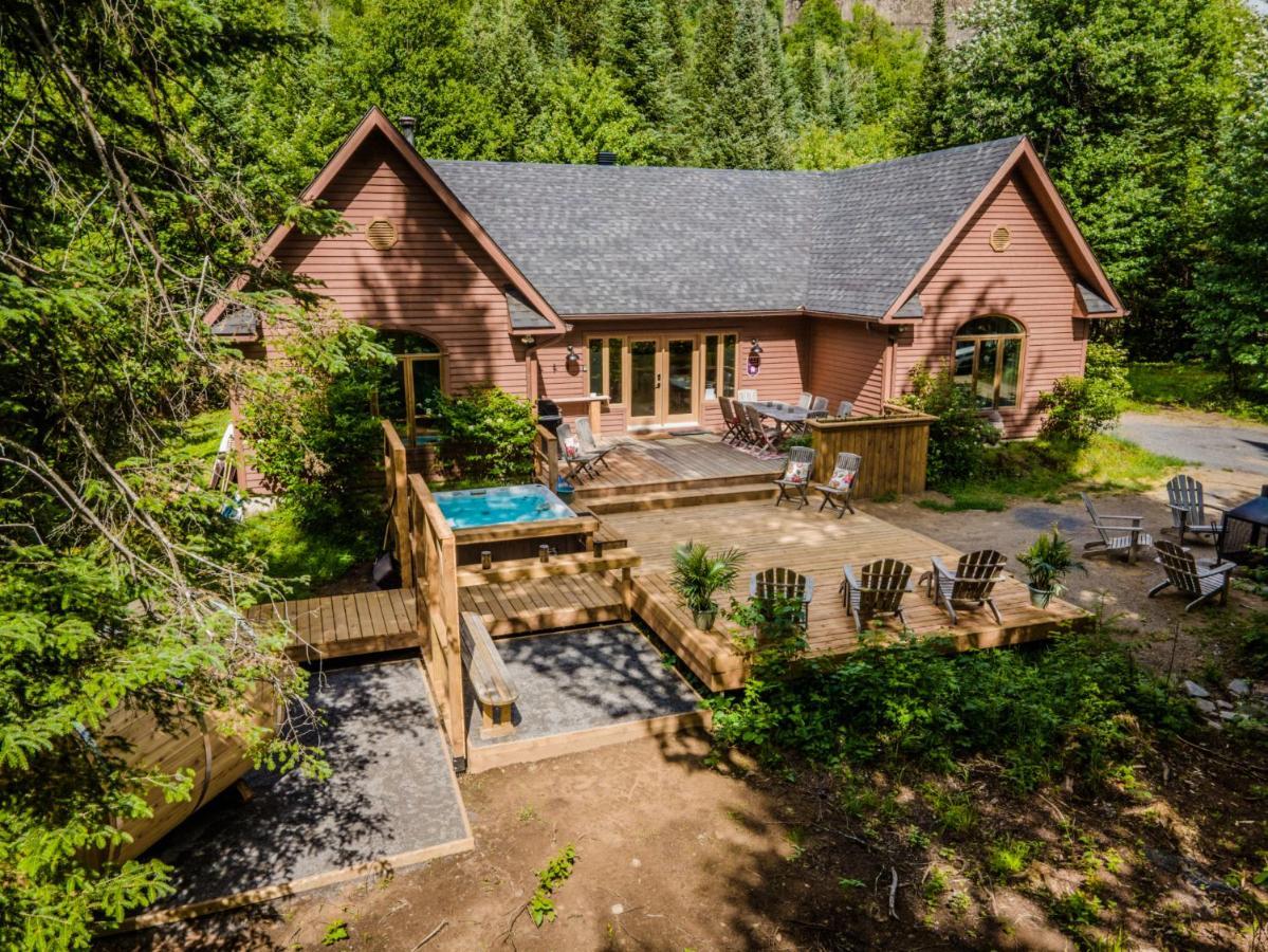 Chalet Chevreuil Zen Lac-Superieur Esterno foto